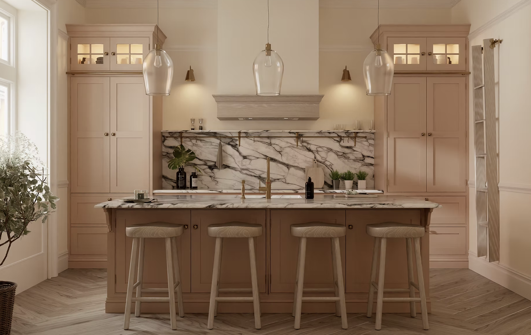 Holly Oak House kitchen, Worcestershire
